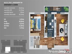 Ap 2 camere 60 mp utili, EXPRESS Residence, BLOC NOU, str Cotesti - imagine 6