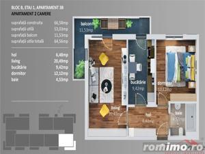 Ap 2 camere 65 mp utili, EXPRESS Residence, BLOC NOU, str Cotesti - imagine 7