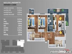 Ap 3 camere 96 mp utili, EXPRESS Residence, BLOC NOU, str Cotesti - imagine 6