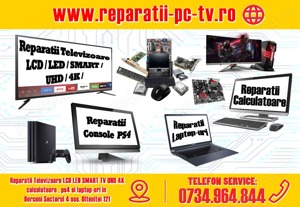 Reparatii tv Bucuresti LED SMART TV Berceni sector 4 garantie 12 luni fara avans