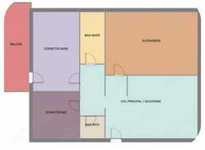 De vanzare 3 camere Racadau - Parcul Trandafirilor  - imagine 2