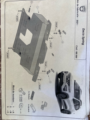Scut metalic Dacia Sprint 2021 nou - imagine 3