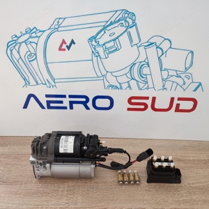 Compresor perne aer, bloc de valve, supape perne aer Audi A8 D4, A7, A6 C7 - imagine 3