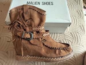 Cizme dama piele căprioară  - imagine 2