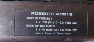 Radiocasetofon ROBERTS RC 818 - imagine 6