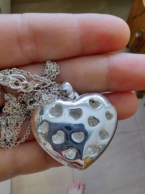 Lănțișor cu pandantiv inimă - imagine 2