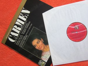 vinil Bizet  Carmen -Maria Callas,Nicolai Gedda(in franceza) impecabil - imagine 2