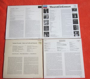 rar vinil Luciano Pavarotti -In Concert, Tenorarien-made in Germany - imagine 2