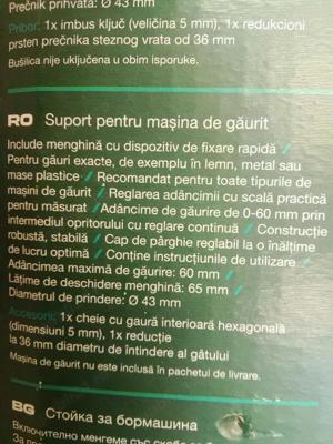 Suport pentru mașina de găurit (bormașină) PARKSIDE de la LIDL - imagine 7