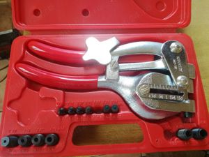 Clește manual găurit tablă, piele groasă și alte materiale KENNEDY Power Punch Kit PPK2812 - imagine 3