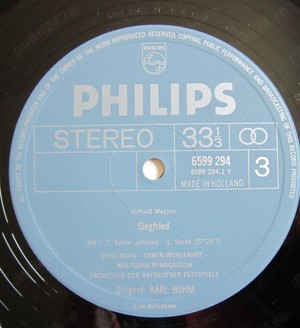 vinil rar Wagner - Siegfried - dir. Karl Bohm   - imagine 5