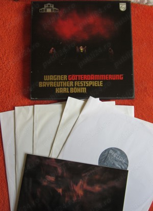 vinil rar Wagner Gotterdammerung Karl Bohm 5LP Amurgul zeilor - imagine 3