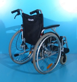 Scaun cu rotile din aluminiu Drive   latime sezut 42 cm - imagine 6