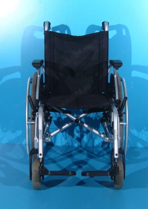 Scaun cu rotile din aluminiu Drive   latime sezut 42 cm - imagine 2