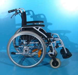 Scaun cu rotile din aluminiu Drive   latime sezut 42 cm - imagine 5