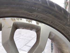 Set 4 Jante Aliaj cu Anvelope Iarnă 245/45 R18 Audi - imagine 4