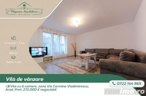 Vila cu 6 camere, zona Via Carmina Vladimirescu, Arad