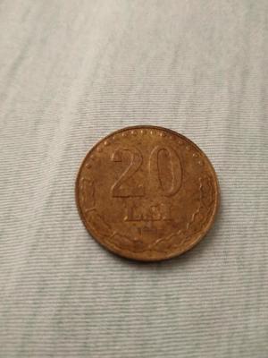 Moneda 20 lei din 1991