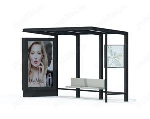 Statii de autobus   adapost pentru calatori   statie calatori   mobilier urban  - imagine 6