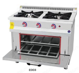 ARAGAZE INOX PROFESIONALE cu 2, 3, 4 focuri cu Cuptor    ARAGAZE inox Prof 2-3-4 ochiuri si Cuptor