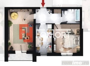 Apartament 2 camere, 52mp in Giroc, Calea Urseni - ID V5485 - imagine 3