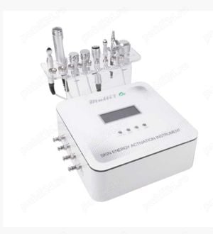 Aparat multifuncțional pentru mezoterapie fără ace, RF, dermabraziune