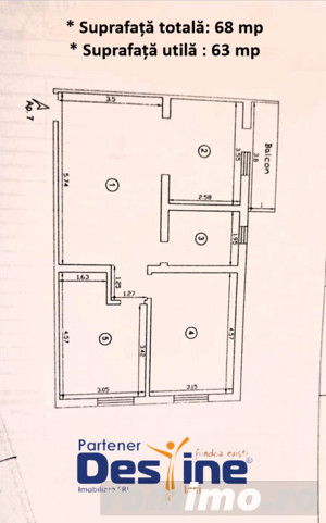 Apartament 3 camere 68 mp ETAJ 1 + 2 LOCURI de parcare- VALEA LUPULUI - imagine 10