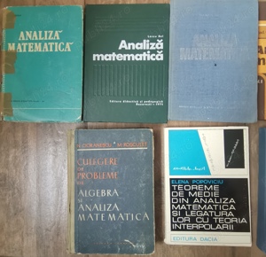 Analiza matematica Lot 8 manuale carti culegeri de probleme - imagine 4