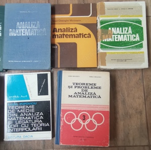 Analiza matematica Lot 8 manuale carti culegeri de probleme - imagine 3