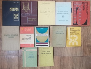 Matematica Geometrie Lot 12 manuale carti culegeri de probleme