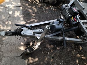 Vand platforma slep Wm Meyer recent adus Germania Lungime 4,70m Inmatriculat Ro troliu electric  - imagine 4