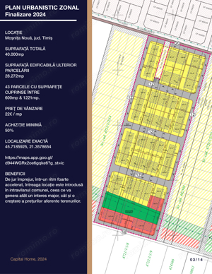 5.5HA de teren cu PUZ in lucru la MOSNITA NOUA - imagine 3