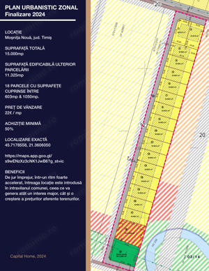 5.5HA de teren cu PUZ in lucru la MOSNITA NOUA - imagine 4