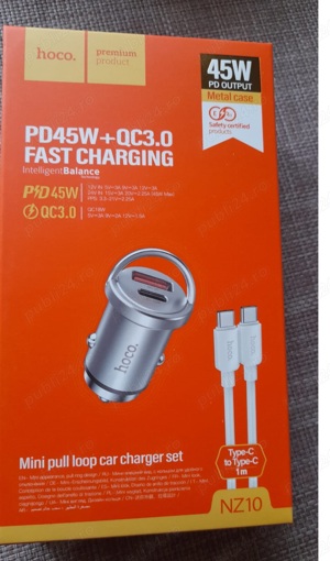 Incarcatoare auto super fast charge Samsung iPhone Huawei Xiaomi Oppo etc , noi sigilate - imagine 2