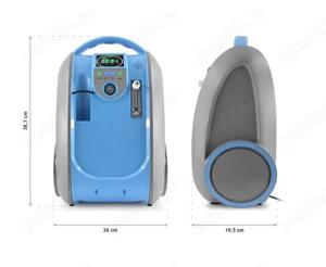 Aparat de oxigen portabil Lovego G1 (LG101) Rucsac și Cu troler transport (acumulator de rezervă)