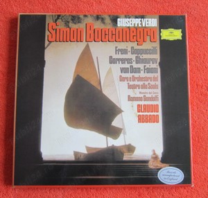 vinil Verdi  Simon Boccanegra-Claudio Abbado,Carreras-madeUK impecabil