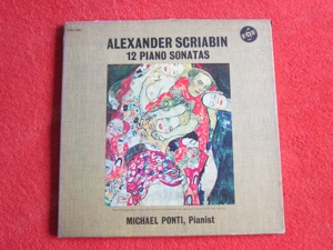 vinil rar Michael Ponti 12 Piano Sonatas Alexander Scriabin,1972 USA