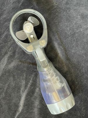 Ventilator portabil cu umidificator puverizator apa rezervor 250 ml - imagine 8