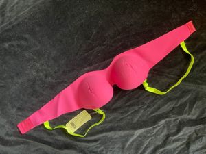 Set lenjerie intima sexy dama roz neon firma Victoria's Secret - imagine 6