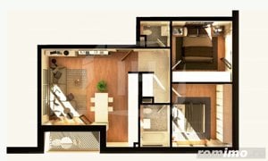 Nou pe piata! Apartament de camere, 67.47 mp, ideal pentru o familie - imagine 4