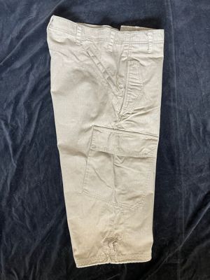 Bermude barbati firma Nike pantaloni trei sferturi bej autentici 7 buzunare - imagine 4