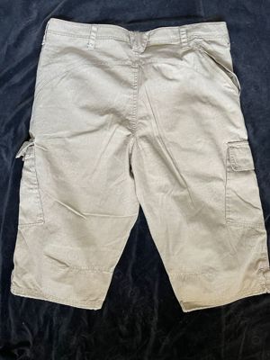 Bermude barbati firma Nike pantaloni trei sferturi bej autentici 7 buzunare - imagine 3