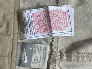 Bermude barbati firma Nike pantaloni trei sferturi bej autentici 7 buzunare - imagine 10