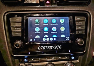 Activare Smartlink Waze Apple CarPlay/Android Auto Skoda Octavia,Superb,Kodiak,Karok,Rapid - imagine 6