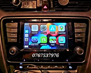 Activare Smartlink Waze Apple CarPlay/Android Auto Skoda Octavia,Superb,Kodiak,Karok,Rapid - imagine 5