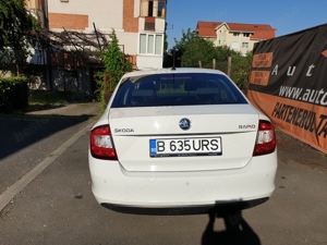 Skoda Rapid 1.4 TDI Ambition DSG cu Cutie Viteze Automată, Jante Aliaj, Senzori Parcare!!! - imagine 7