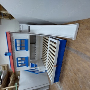 TRANSPORT GRATUIT.Pat etajat-supraetajat tip casuta cu toboganCod 2810 - imagine 2