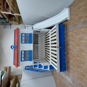 TRANSPORT GRATUIT.Pat etajat-supraetajat tip casuta cu toboganCod 2810 - imagine 4