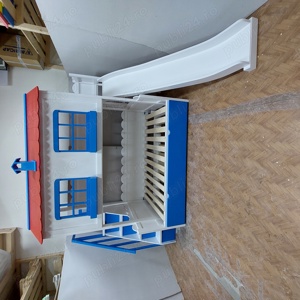 TRANSPORT GRATUIT.Pat etajat-supraetajat tip casuta cu toboganCod 2810 - imagine 9