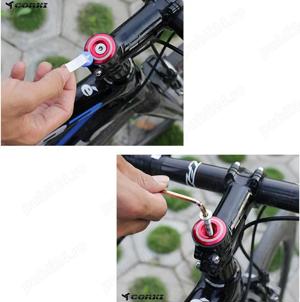 Capac pipa cuveta Capitan America USA aluminiu bicicleta mtb Downhill